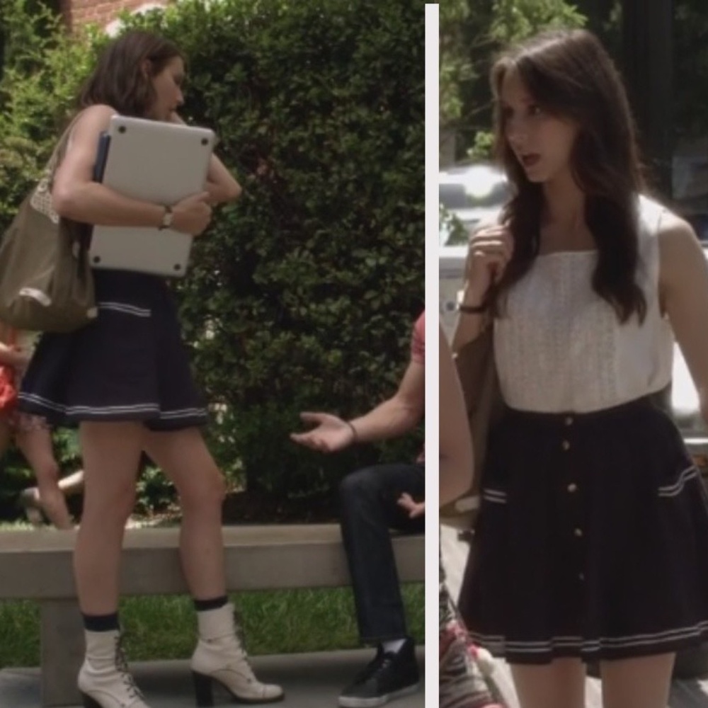 ASO Spencer Hastings Pretty Little Liars Topshop Sailor Skirt size US 4